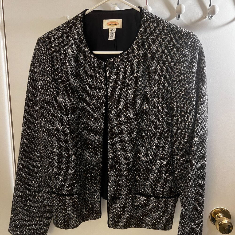 Black and White Talbots Blazer